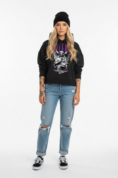 ADIRE ⟡  LABORES - Womens Organic Boxcut Hoodie