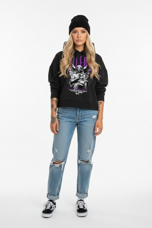 ADIRE ⟡  LABORES - Womens Organic Boxcut Hoodie