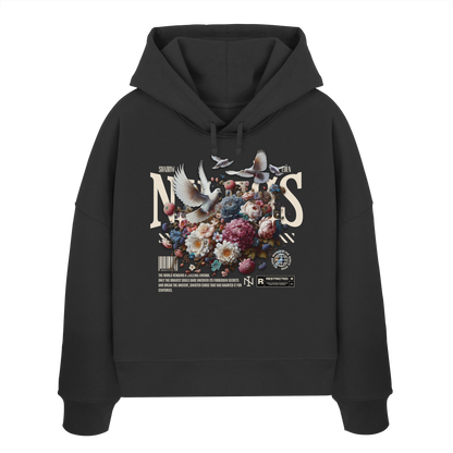 Shadow Eden - Womens Organic Boxcut Hoodie