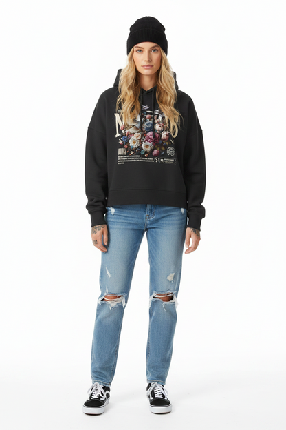 Shadow Eden - Womens Organic Boxcut Hoodie