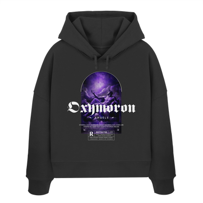 Oxymoron Angel - Womens Organic Boxcut Hoodie