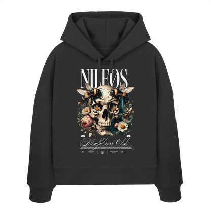 Mindfulness Club - Womens Organic Boxcut Hoodie