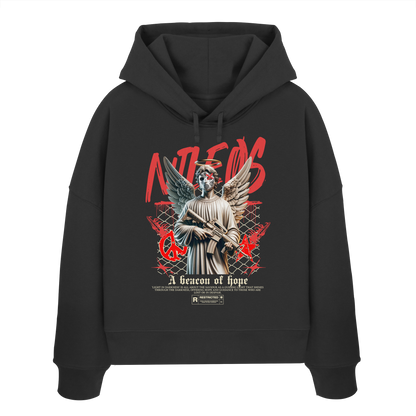 BEΛCON OF HOPE - Womens Organic Boxcut Hoodie