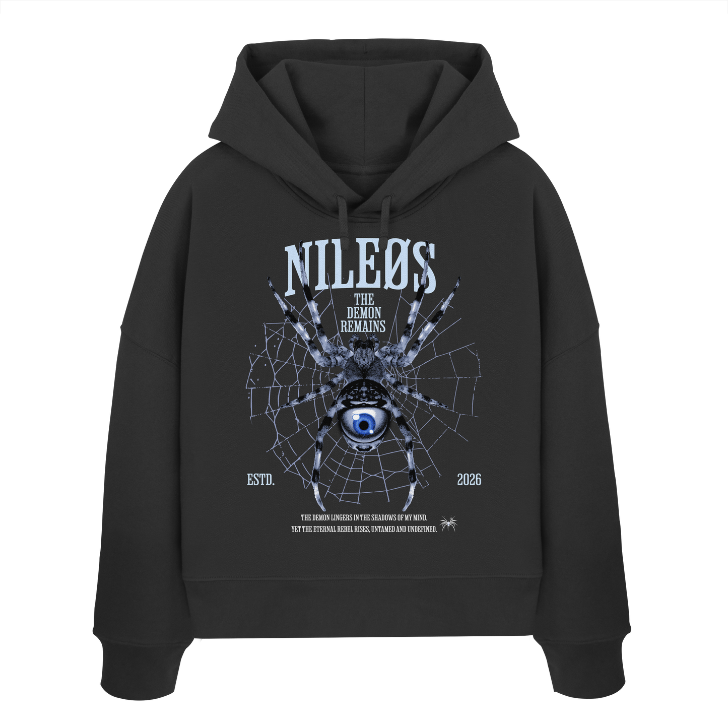 Demon Remains - Womens Organic Boxcut Hoodie