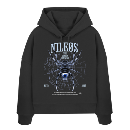 Demon Remains - Womens Organic Boxcut Hoodie