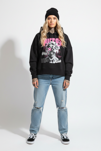 DEADBLØØM - Womens Organic Boxcut Hoodie