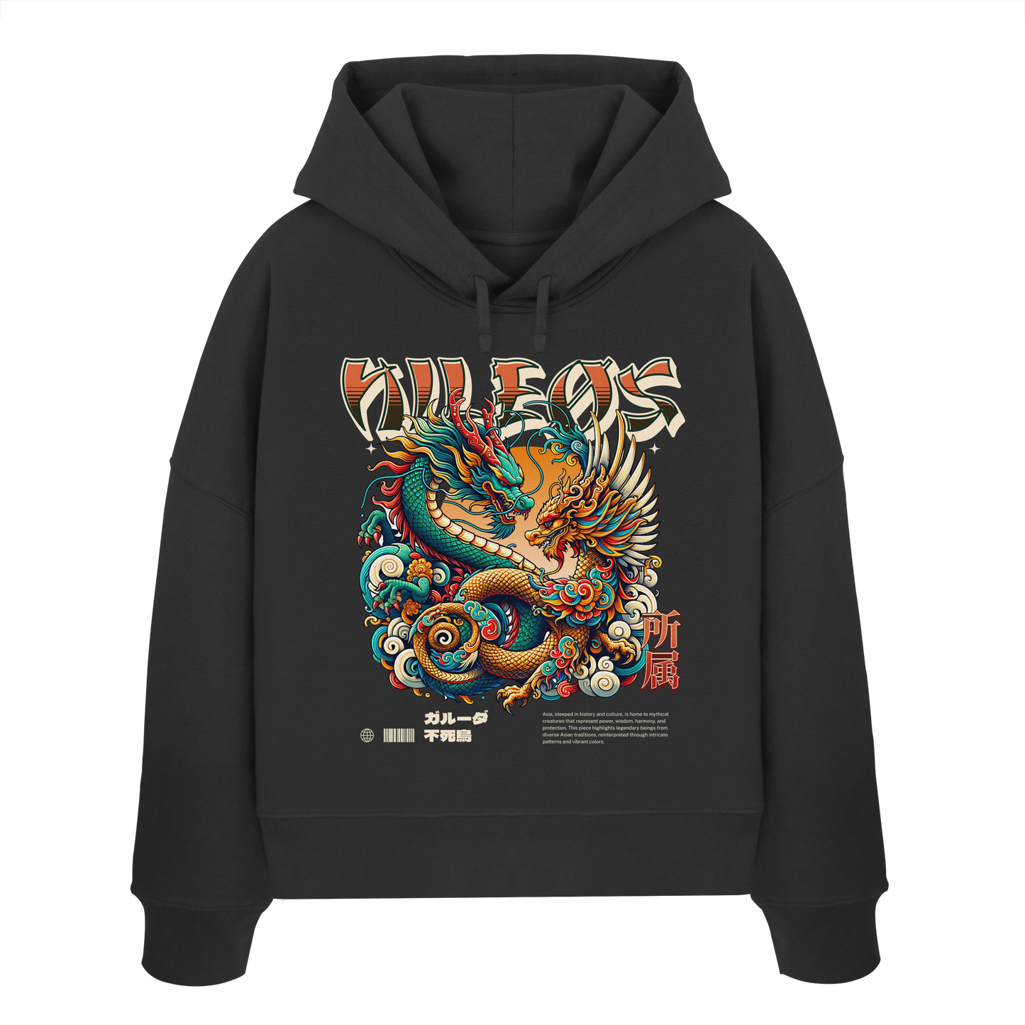 PHØX - Womens Organic Boxcut Hoodie