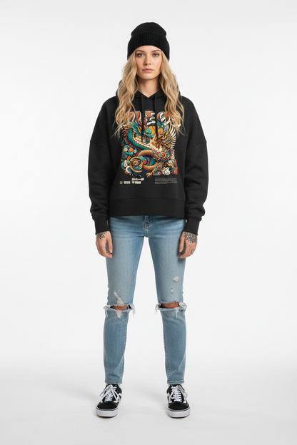 PHØX - Womens Organic Boxcut Hoodie