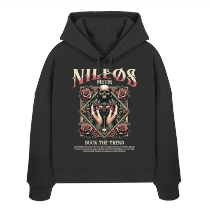 Mutin - Womens Organic Boxcut Hoodie