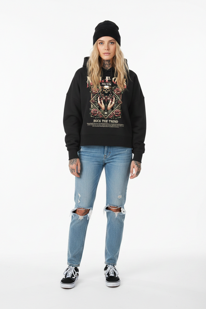 Mutin - Womens Organic Boxcut Hoodie