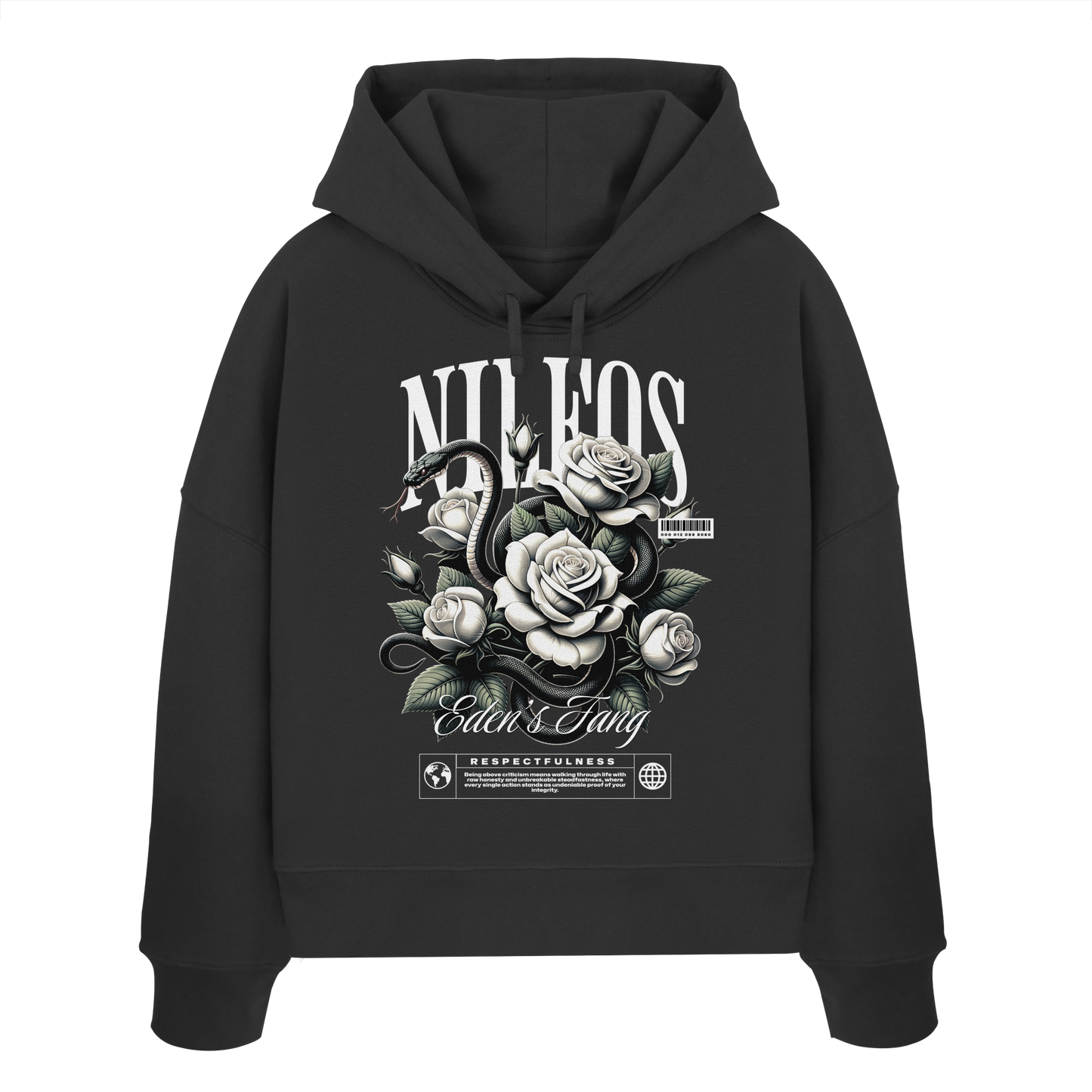 Eden’s Fang - Womens Organic Boxcut Hoodie