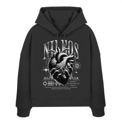 DARKNESS - Womens Organic Boxcut Hoodie