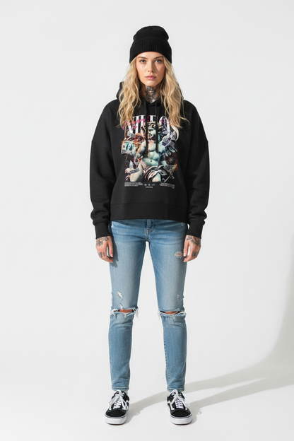 DREAMS - Womens Organic Boxcut Hoodie