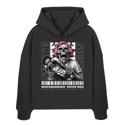 KEEP STEADY - Womens Organic Boxcut Hoodie