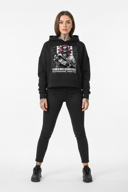 KEEP STEADY - Womens Organic Boxcut Hoodie