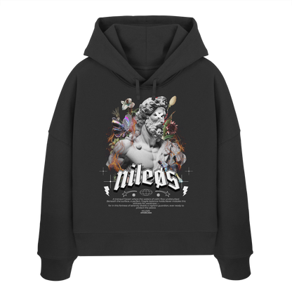 Sadness - Womens Organic Boxcut Hoodie