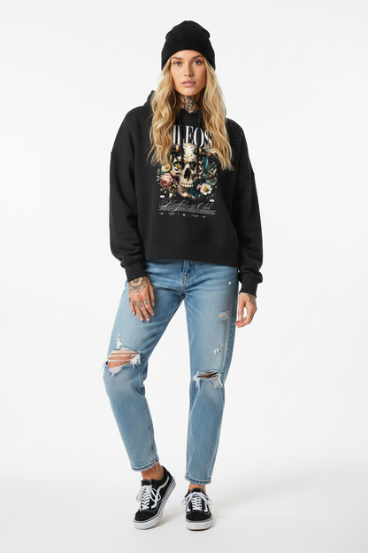 Mindfulness Club - Womens Organic Boxcut Hoodie