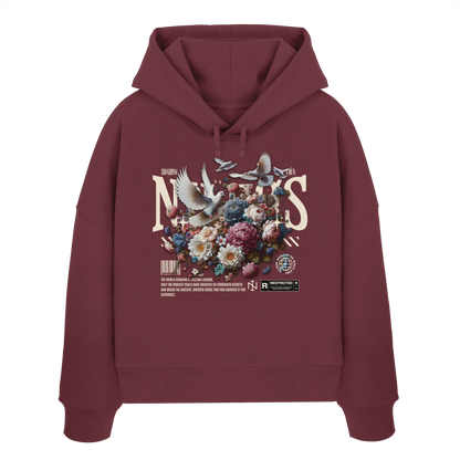 Shadow Eden - Womens Organic Boxcut Hoodie