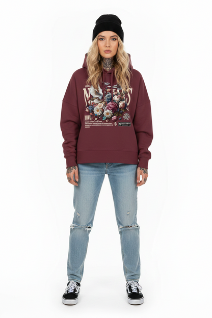 Shadow Eden - Womens Organic Boxcut Hoodie