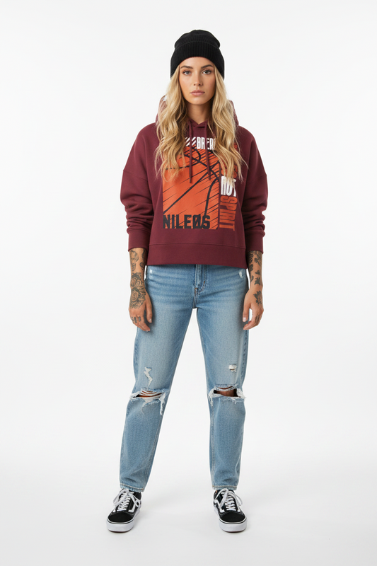ANKLES - Womens Organic Boxcut Hoodie