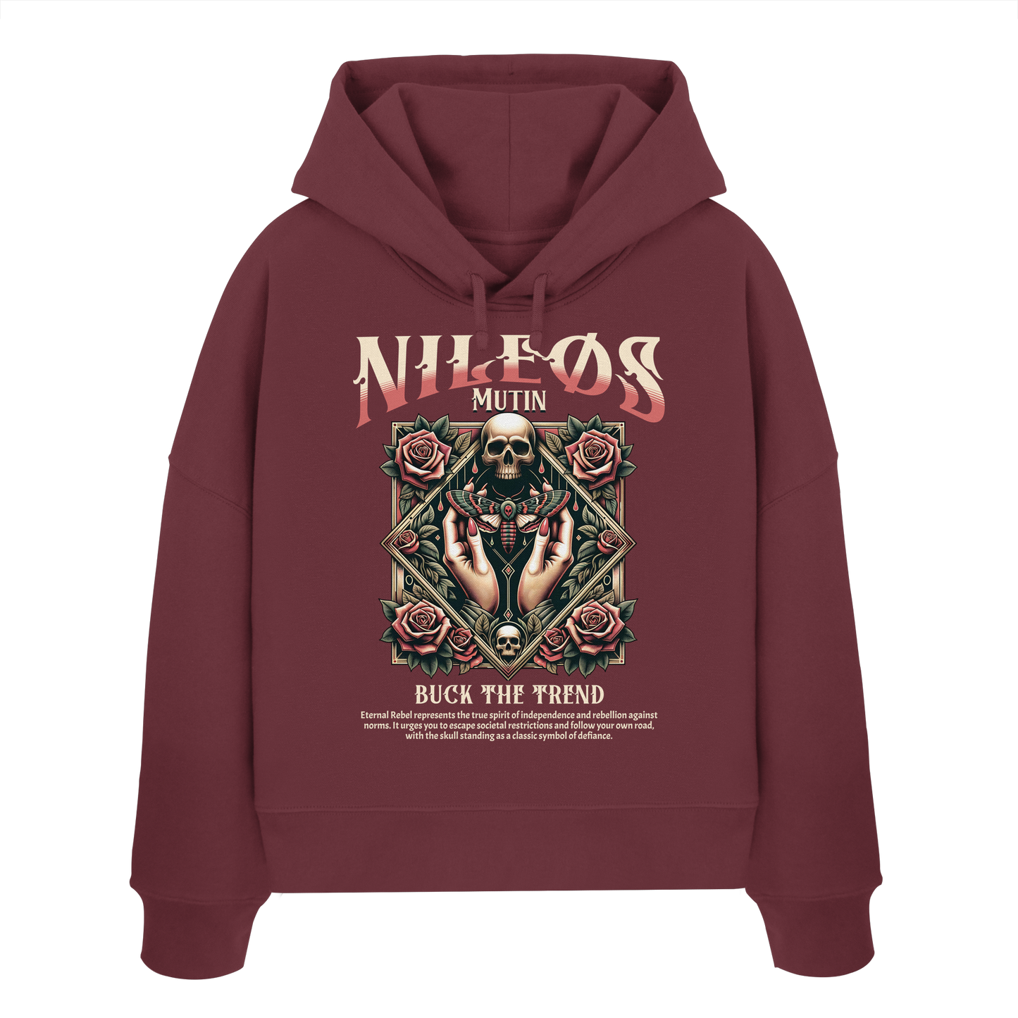Mutin - Womens Organic Boxcut Hoodie
