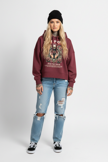 Mutin - Womens Organic Boxcut Hoodie