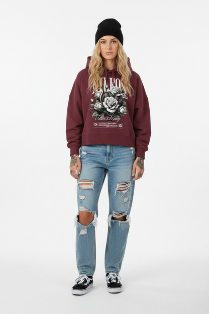 Eden’s Fang - Womens Organic Boxcut Hoodie