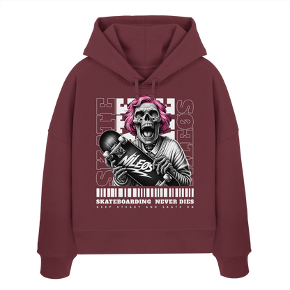 KEEP STEADY - Womens Organic Boxcut Hoodie