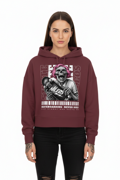 KEEP STEADY - Womens Organic Boxcut Hoodie
