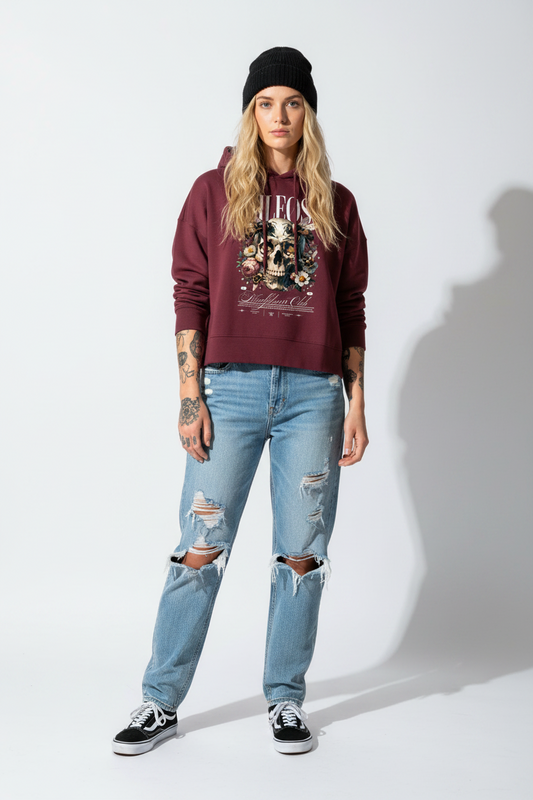 Mindfulness Club - Womens Organic Boxcut Hoodie