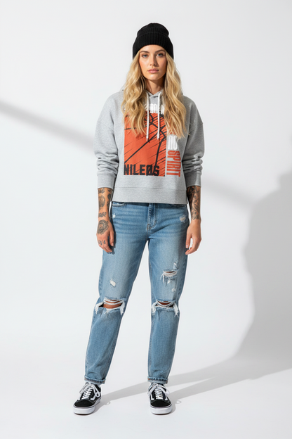 ANKLES - Womens Organic Boxcut Hoodie