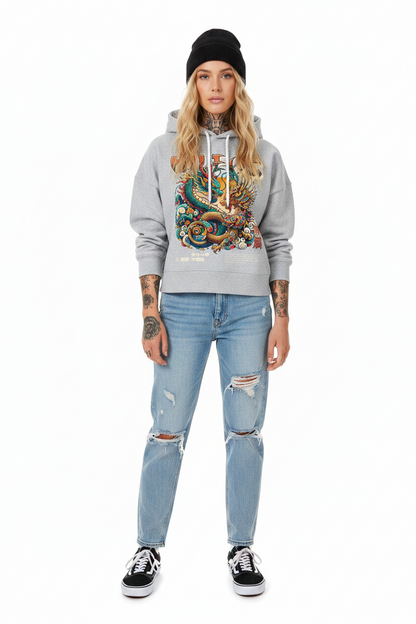 PHØX - Womens Organic Boxcut Hoodie