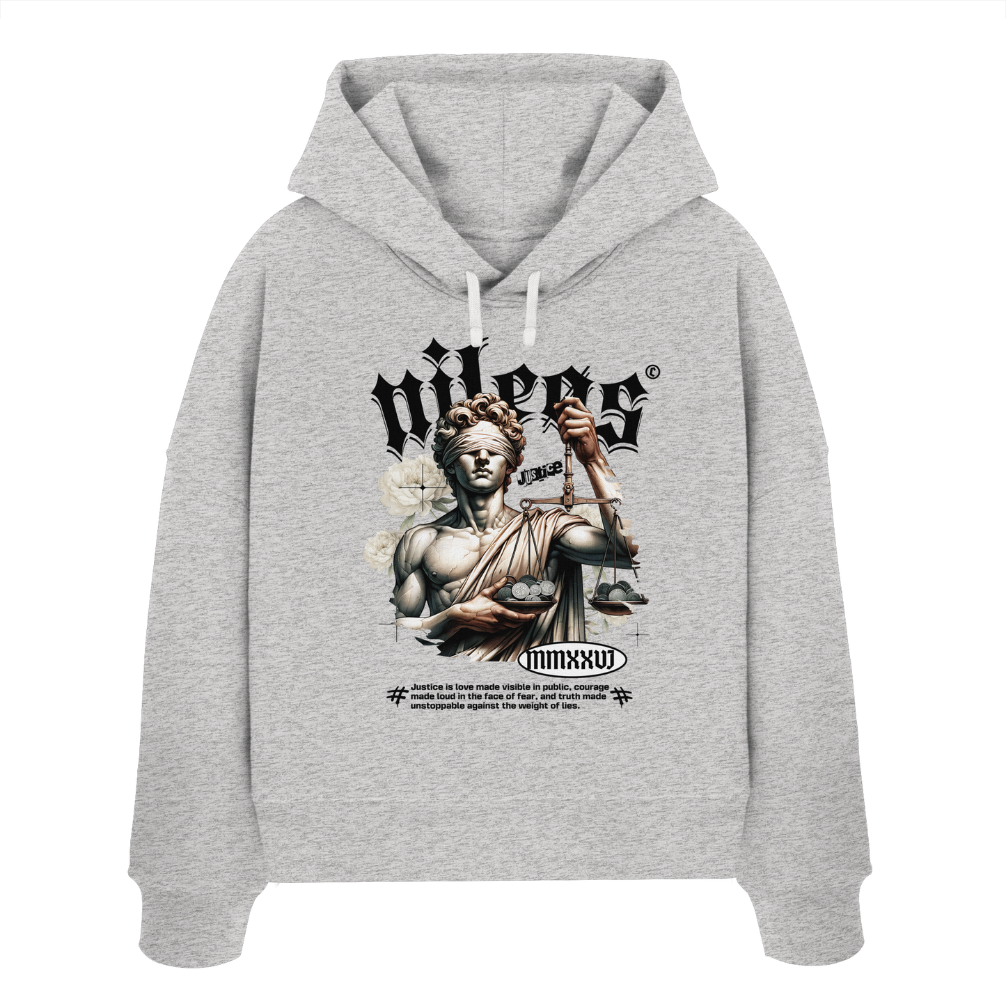Justice - Womens Organic Boxcut Hoodie