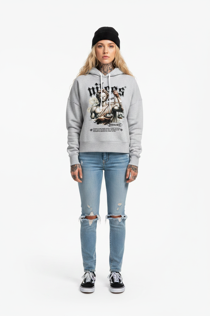 Justice - Womens Organic Boxcut Hoodie