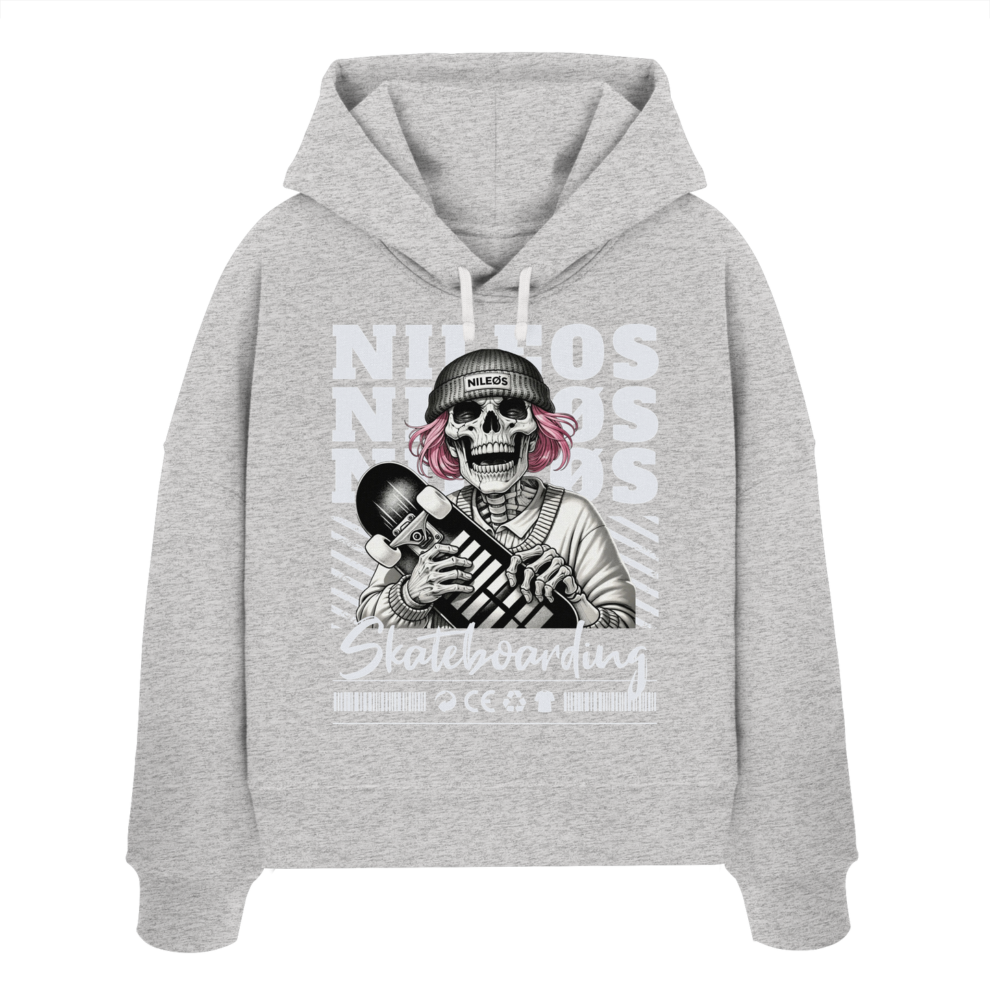 SK8T - Womens Organic Boxcut Hoodie