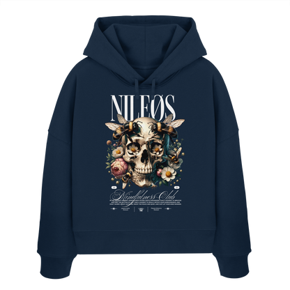 Mindfulness Club - Womens Organic Boxcut Hoodie
