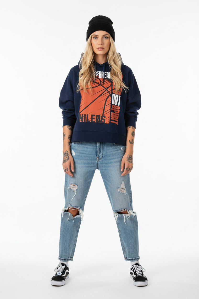 ANKLES - Womens Organic Boxcut Hoodie