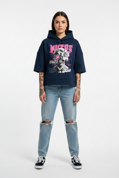 DEADBLØØM - Womens Organic Boxcut Hoodie