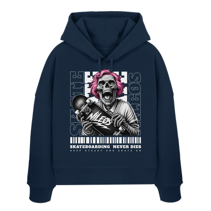 KEEP STEADY - Womens Organic Boxcut Hoodie