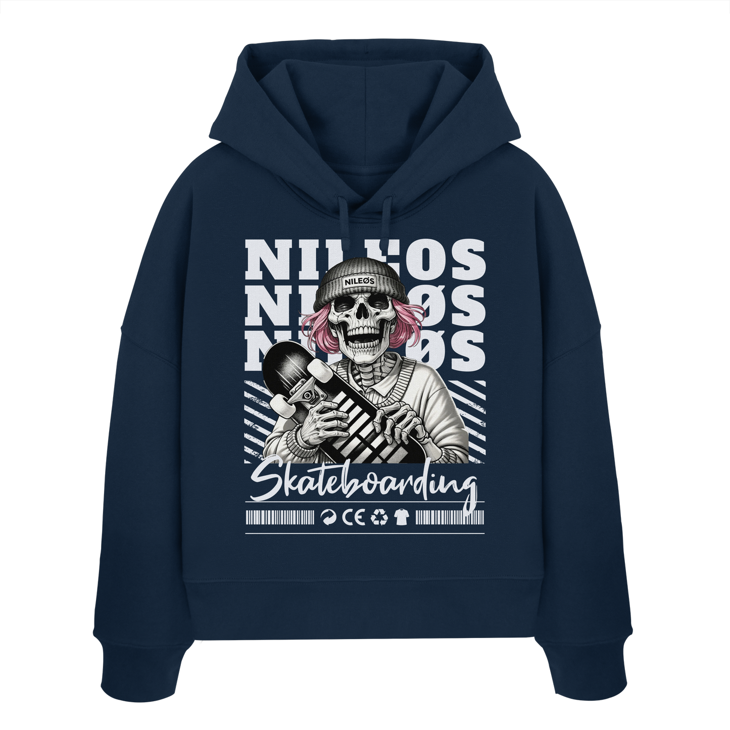 SK8T - Womens Organic Boxcut Hoodie