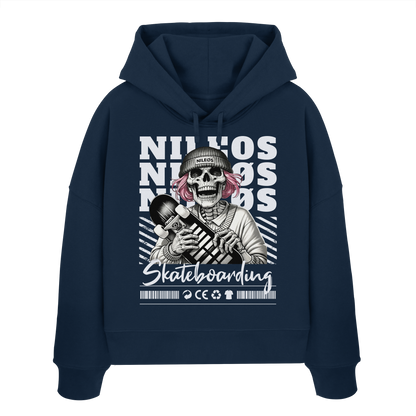 SK8T - Womens Organic Boxcut Hoodie