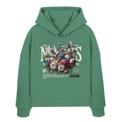Shadow Eden - Womens Organic Boxcut Hoodie