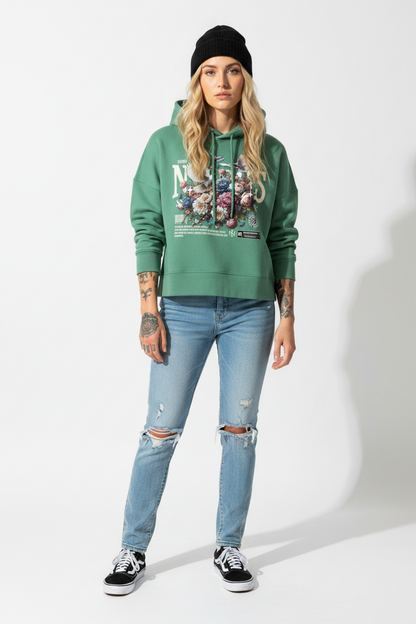 Shadow Eden - Womens Organic Boxcut Hoodie