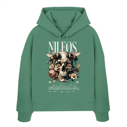 Mindfulness Club - Womens Organic Boxcut Hoodie