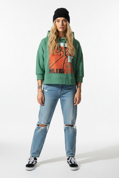 ANKLES - Womens Organic Boxcut Hoodie