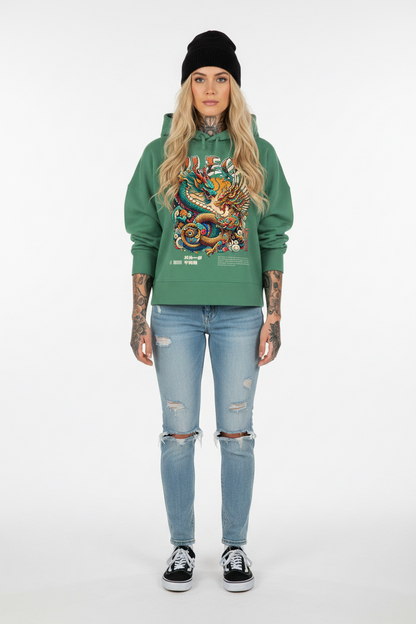 PHØX - Womens Organic Boxcut Hoodie