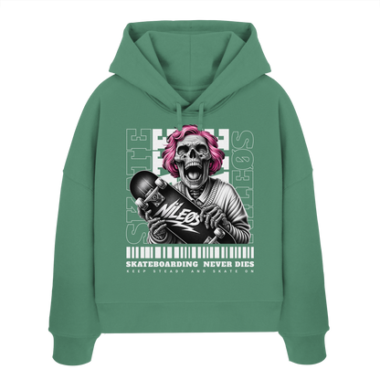 KEEP STEADY - Womens Organic Boxcut Hoodie