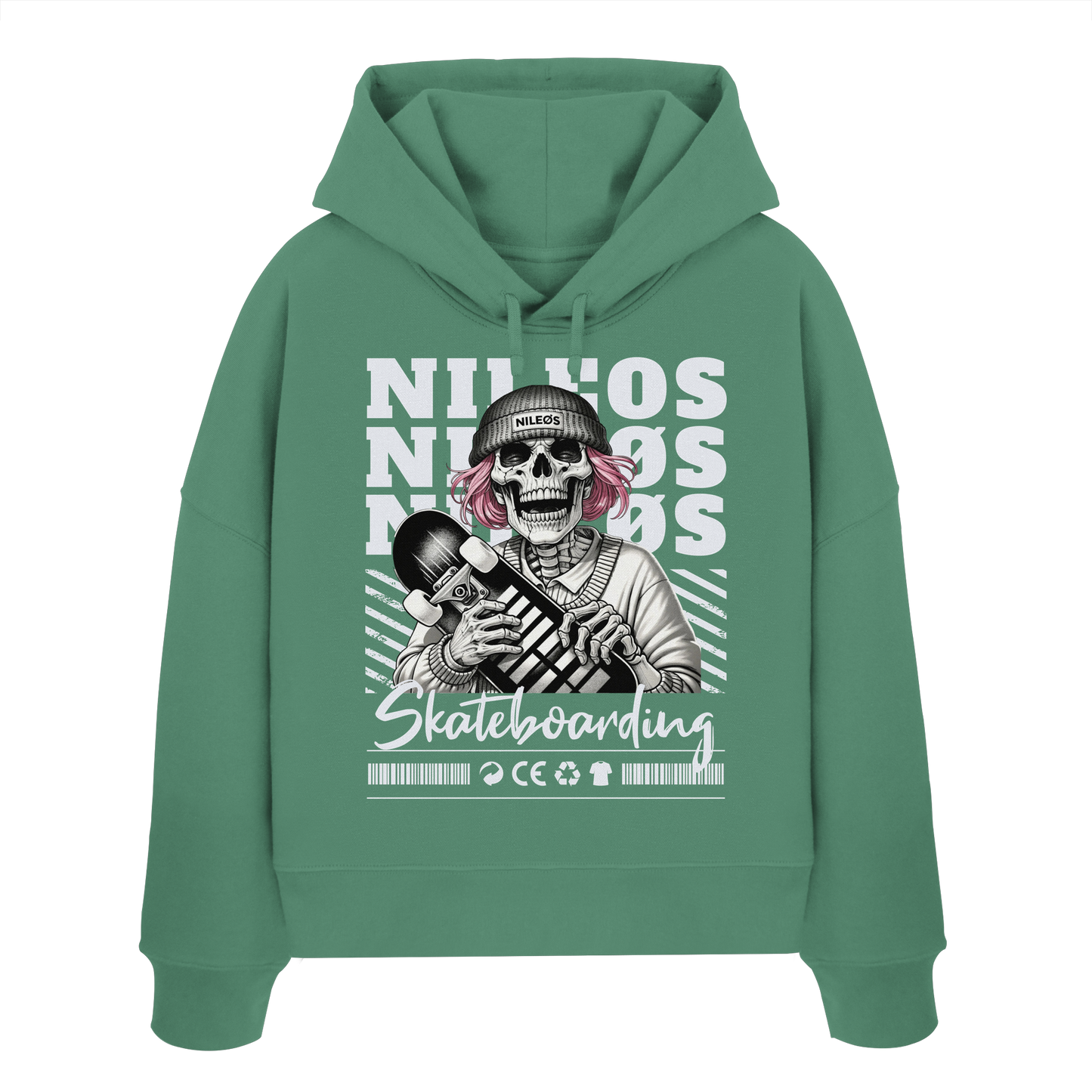 SK8T - Womens Organic Boxcut Hoodie