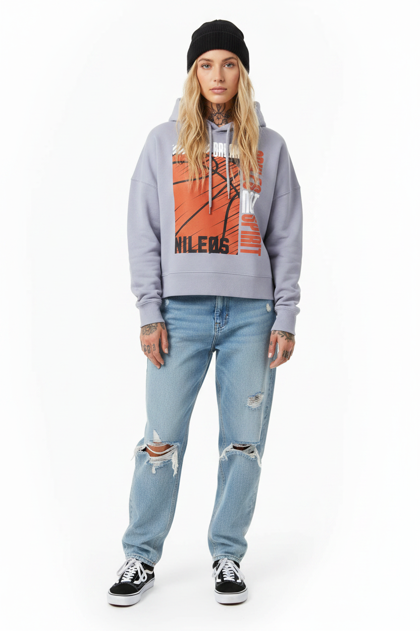 ANKLES - Womens Organic Boxcut Hoodie