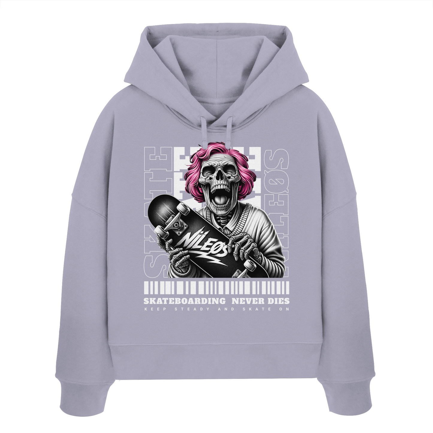 KEEP STEADY - Womens Organic Boxcut Hoodie